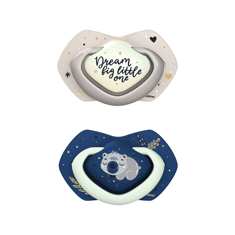Canpol babies Set symetrických silikonových dudlíků Light touch