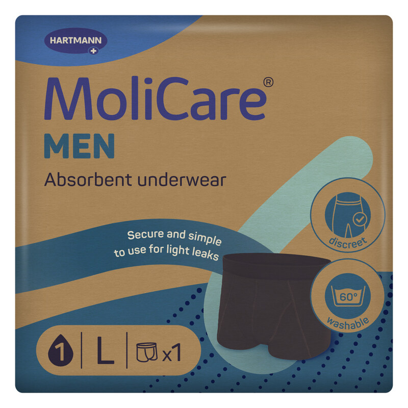 MoliCare MEN absorpční prádlo velikost L 1ks + 5ks vložky
