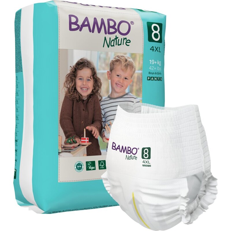 Bambo Nature Pants 8 navl.pl.kalhotky 19+ kg 16ks