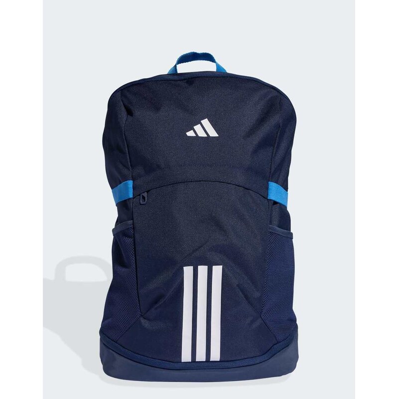 adidas performance Tiro backpack in team navy blue 2 / white