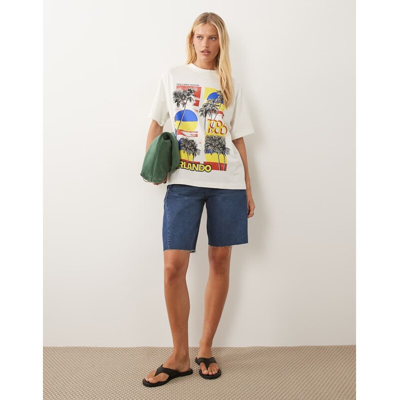 ASOS DESIGN oversized t-shirt with vintage Florida Orlando