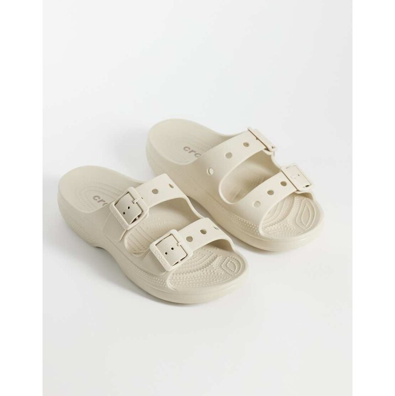 Crocs Saturday Sandals in frappe-White