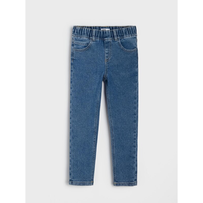 Sinsay - Relaxed skinny džíny s příměsí viskózy - námořnická