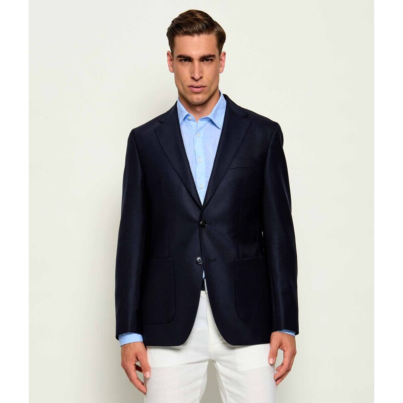 BOSS BLACK Vlněná sako H-Hutson-2PP-B1-263 | Slim Fit