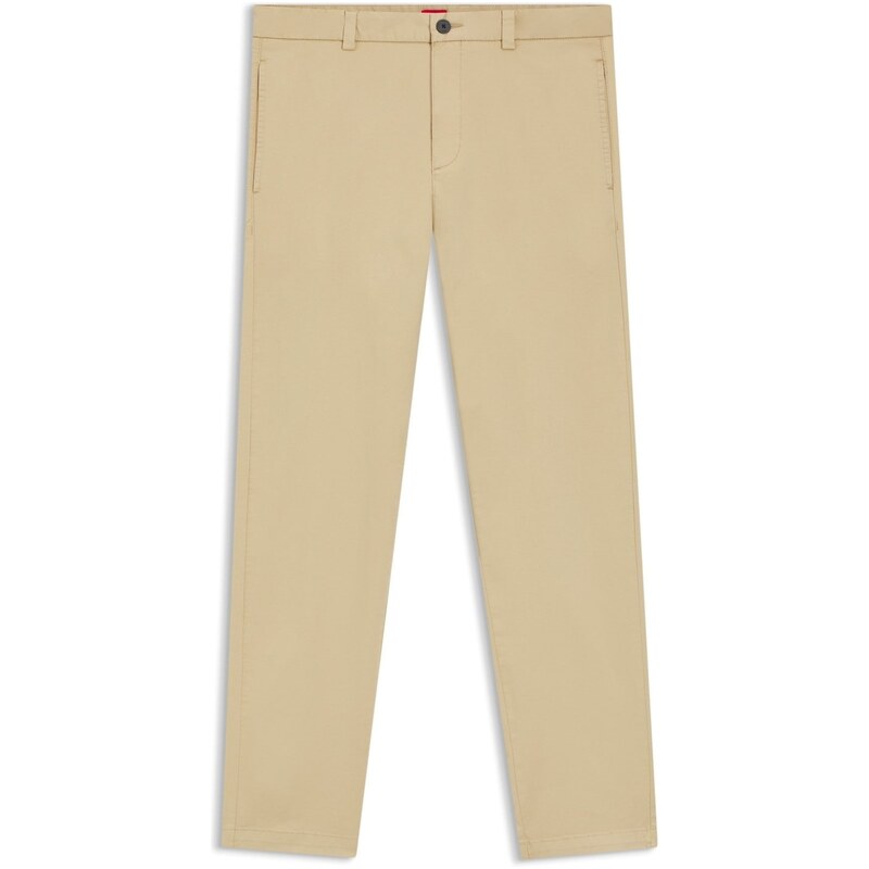 Kalhoty Hugo Medium Beige 258325