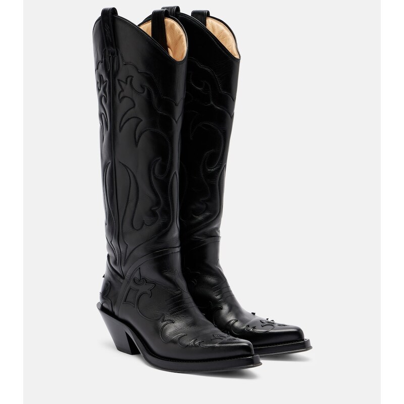 Gabriela Hearst Capitana leather cowboy boots