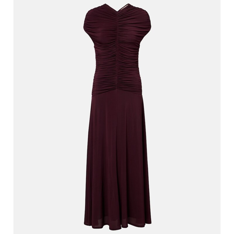 Tove Avita ruched jersey maxi dress