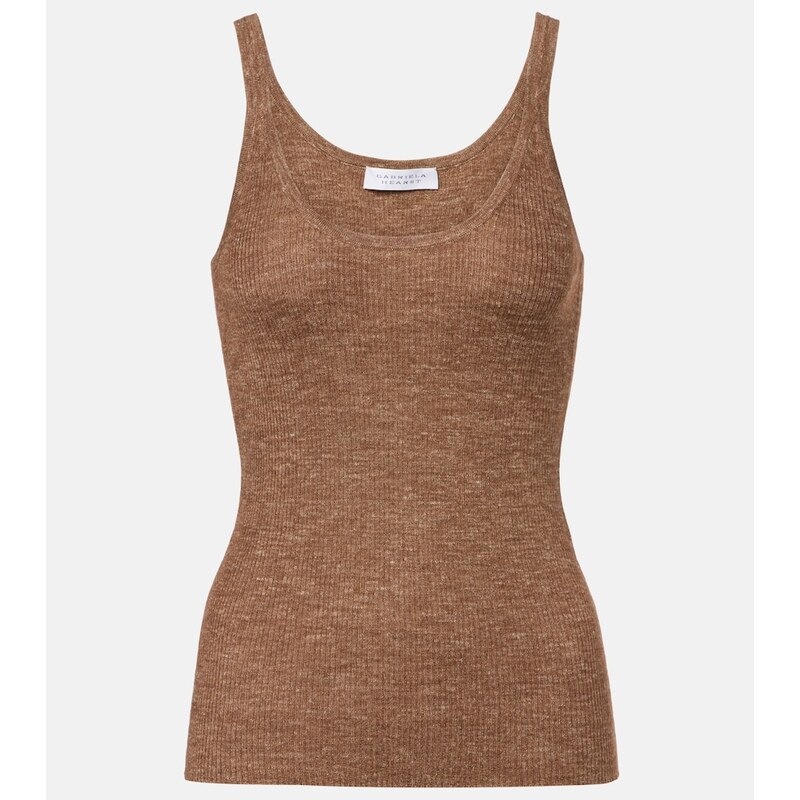Gabriela Hearst Cinxia cashmere, silk, and hemp tank top