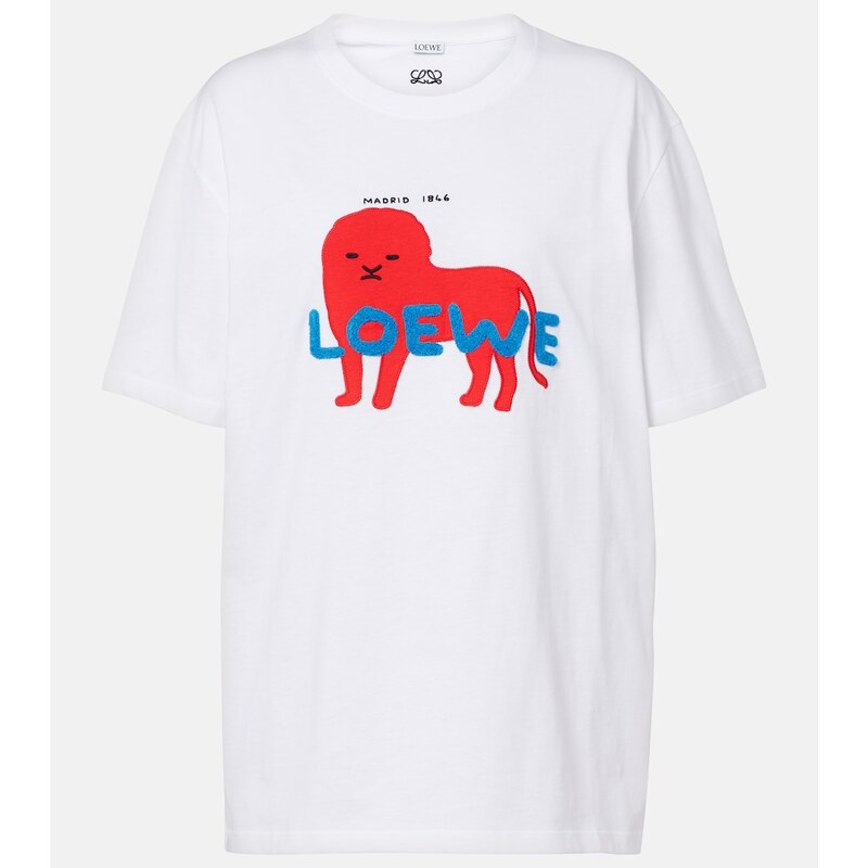 Loewe Logo cotton jersey T-shirt