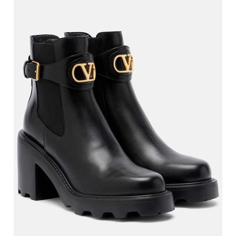 Valentino Garavani Beatle VLogo leather ankle boots