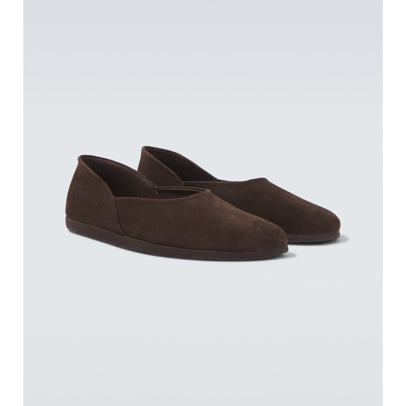 Stòffa Suede slip-on shoes