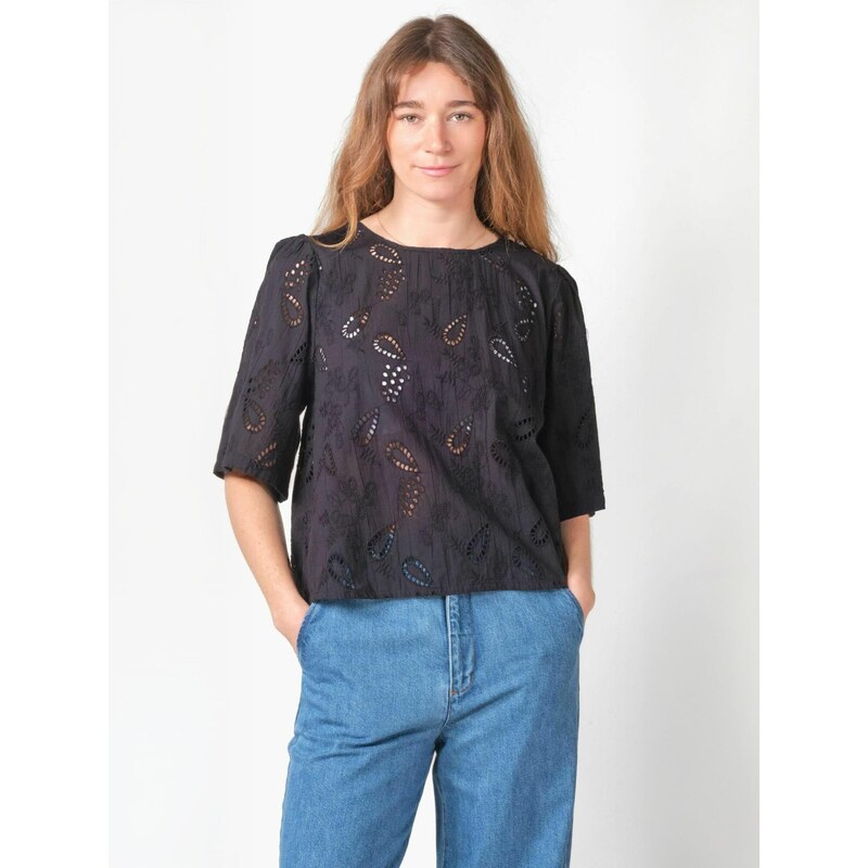 Klitmøller Collective Top  Jenna  černá