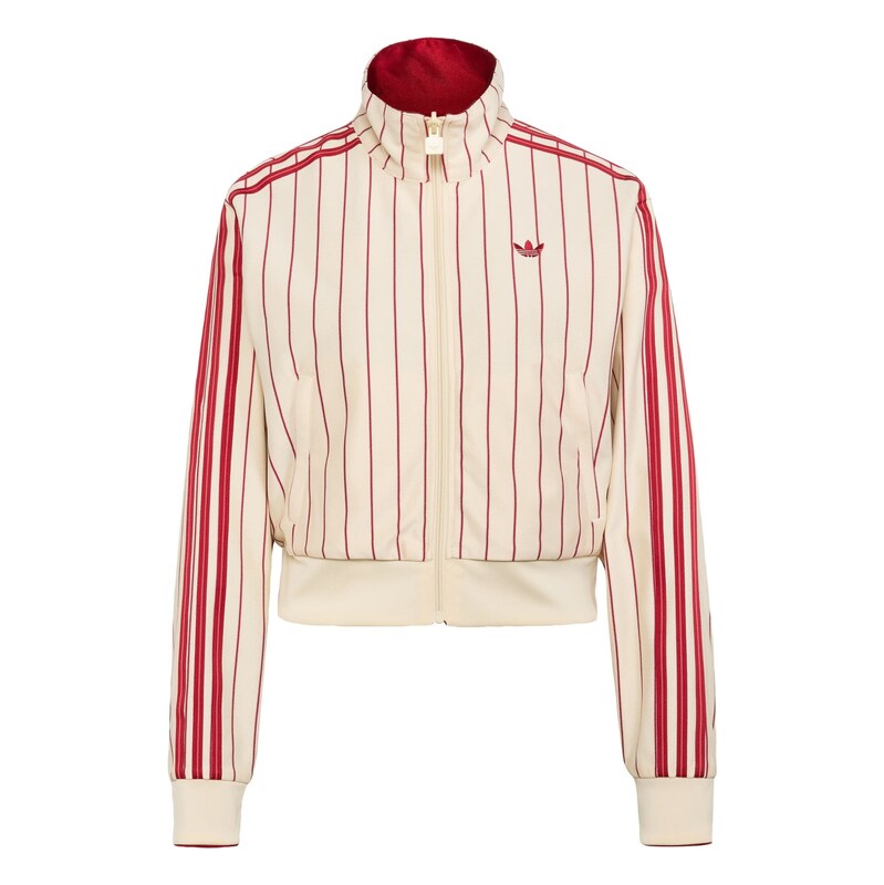 ADIDAS ORIGINALS Mikina FIREBIRD krémová / červená