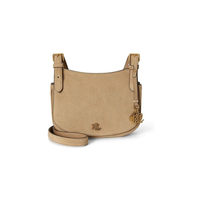 Lauren Ralph Lauren crossbody kabelka dámská semišová