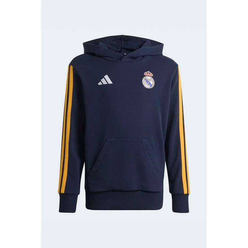 adidas Performance mikina s kapucí dětská s bavlnou REAL MADRID