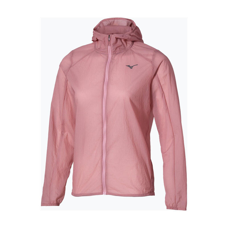 Dámská běžecká bunda Mizuno Tech Light Hooded Jacket rose