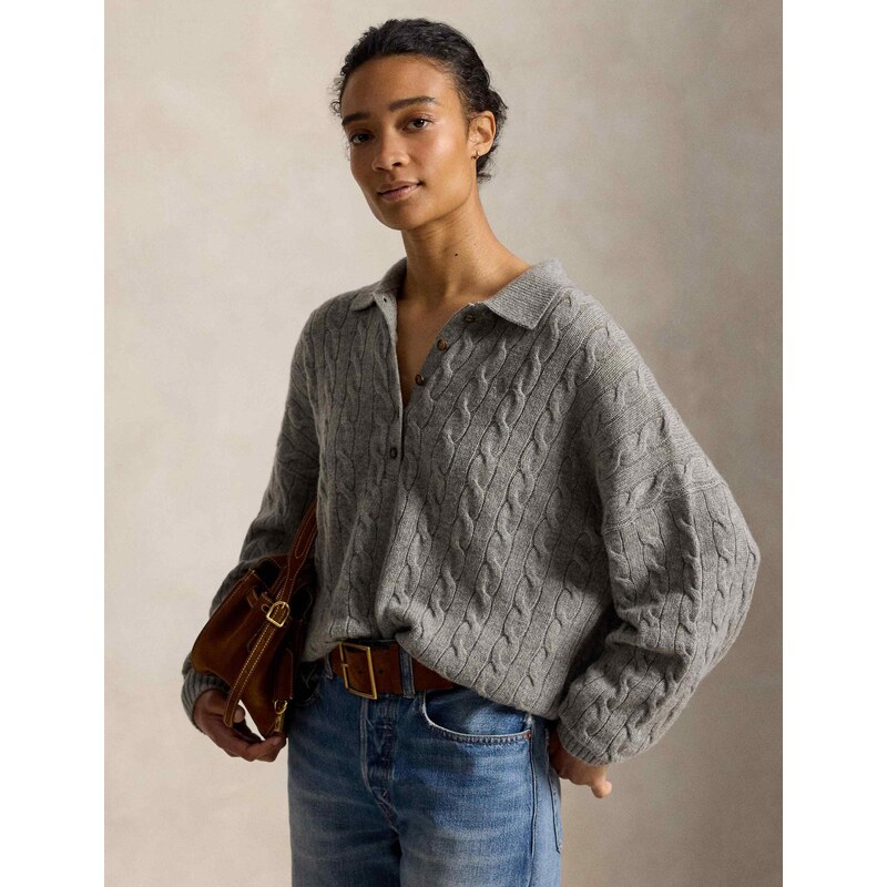 POLO RALPH LAUREN Vlněný svetr | Oversize fit | s příměsí