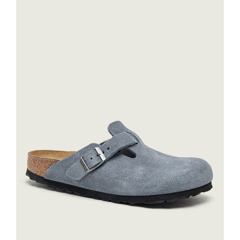 Birkenstock Pantofle typu mules Boston | semiš | narrow fit