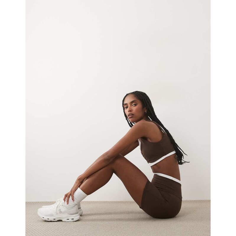 Abercrombie & Fitch YPB studioflex workout shorts co-ord in