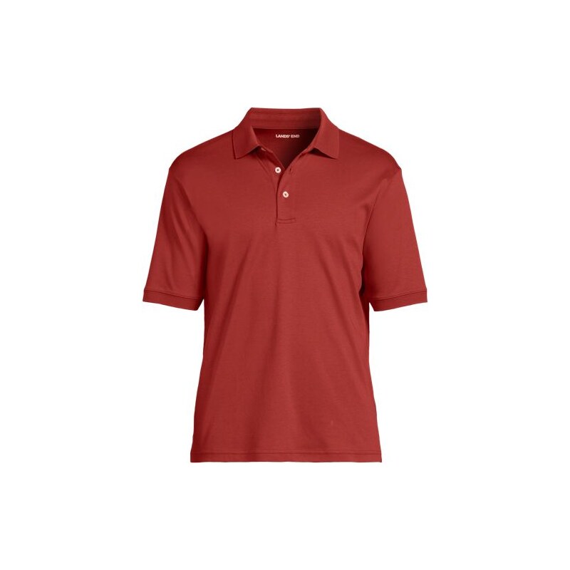 Tall Supima Polo Shirt, Traditional Fit, Men, size: L, big and
