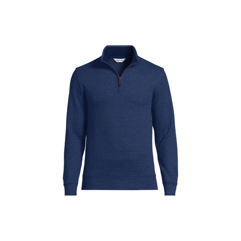 Bedford Quarter Zip Jumper, Men, size: M, regular, Blue, Cotton,
