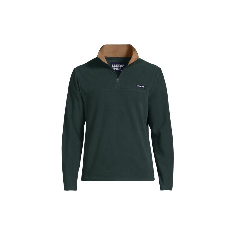 Anyweather Quarter Zip Fleece Top, Men, size: S, regular, Green