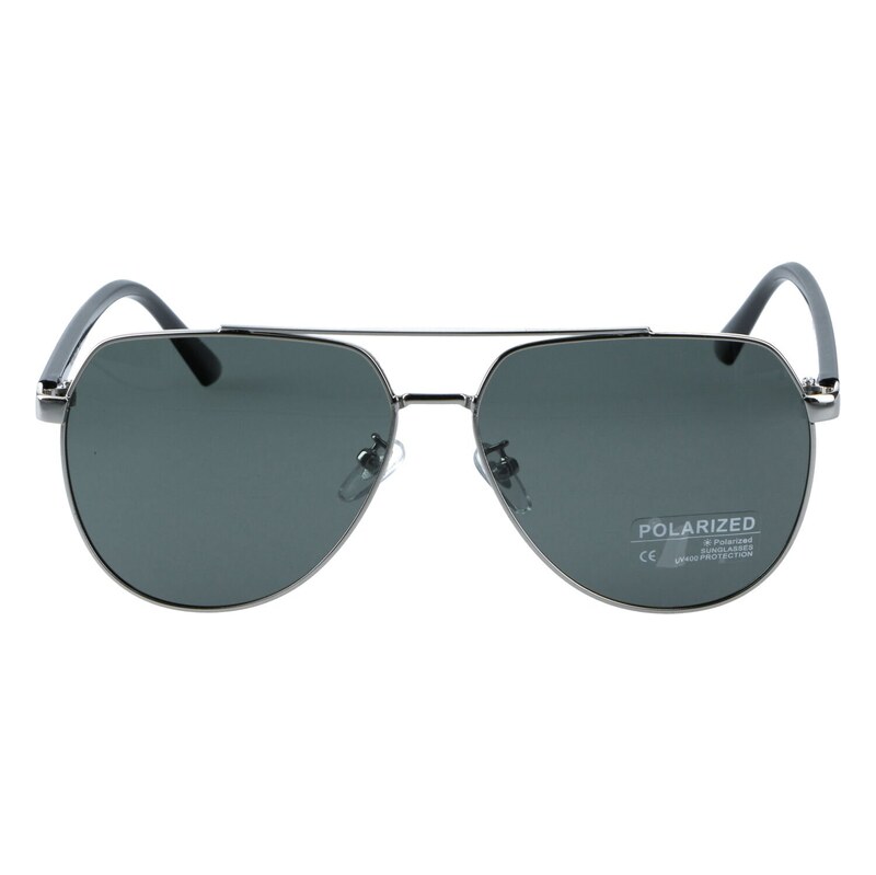 Polarizační sluneční brýle Aviator, šedé