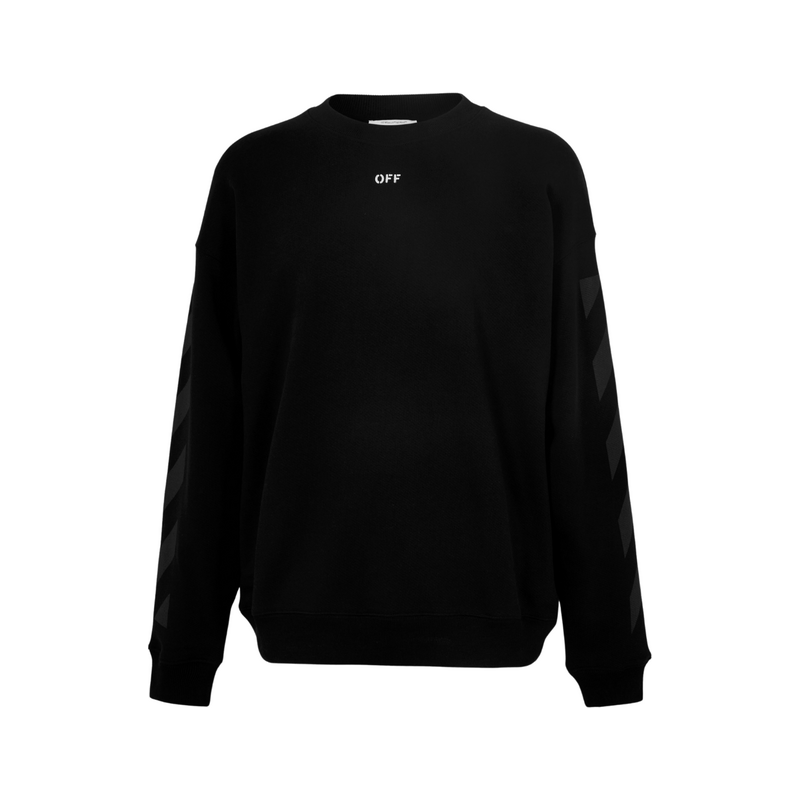 Pánská černá mikina OFF-WHITE Cornely bez zapínání