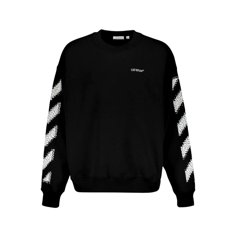 Pánská mikina OFF-WHITE Pixel Black v černé barvě