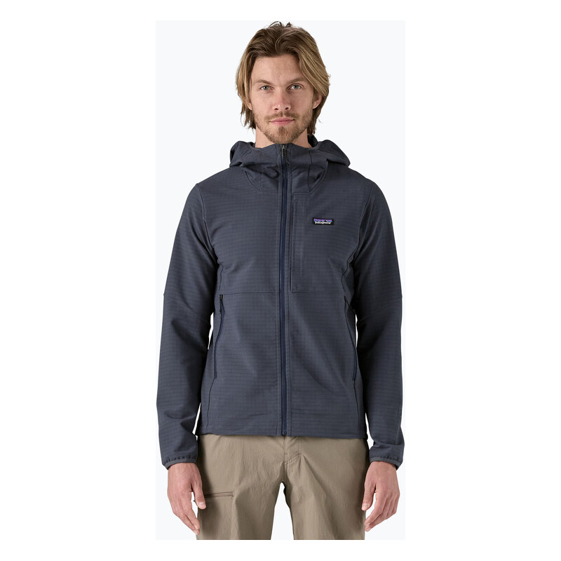 Pánská mikina Patagonia R1 TechFace Hoody smolder blue