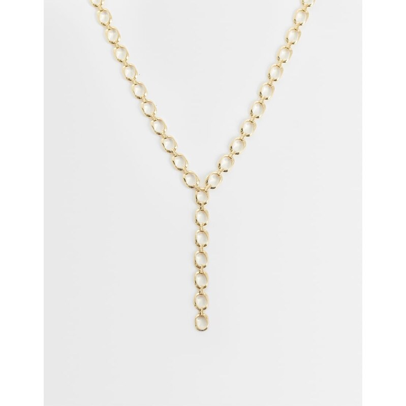 Mango necklace in silver-Gold