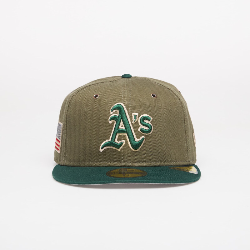 Kšiltovka New Era 59FIFTY MLB American Herringbone Oakland