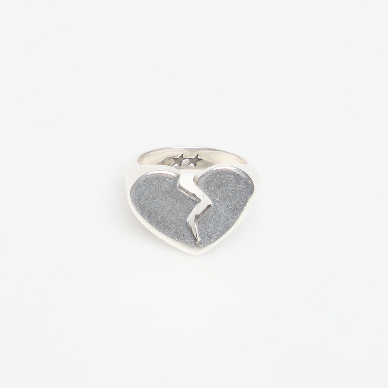Prsten TwoJeys Broken Heart Ring Silver 58 mm