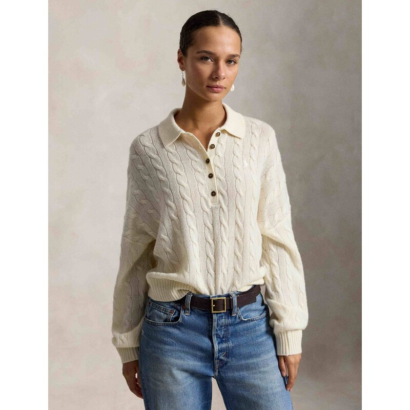 POLO RALPH LAUREN Vlněný svetr | Oversize fit | s příměsí