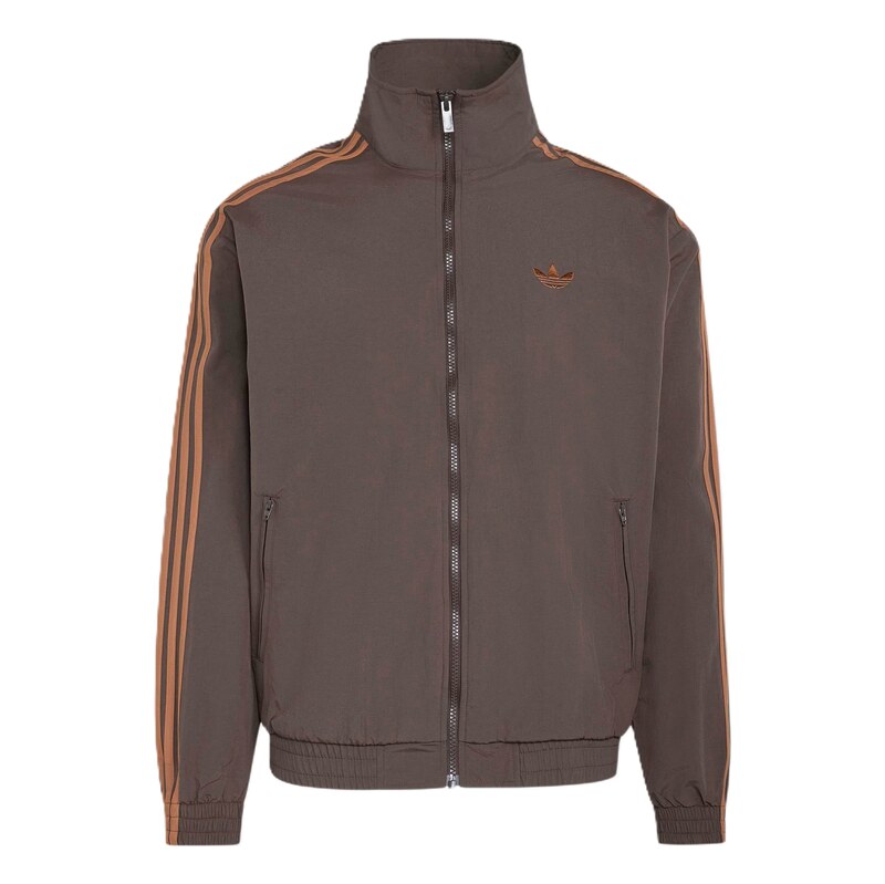 ADIDAS ORIGINALS Přechodná bunda Firebird hnědá / tmavě oranžová
