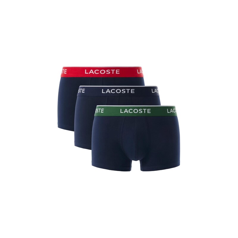 LACOSTE Boxerky tmavě modrá / jedle / malinová / bílá