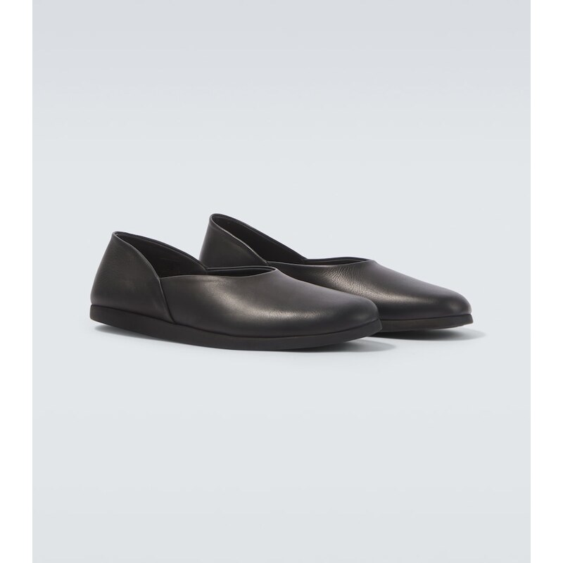 Stòffa Leather slip-on shoes