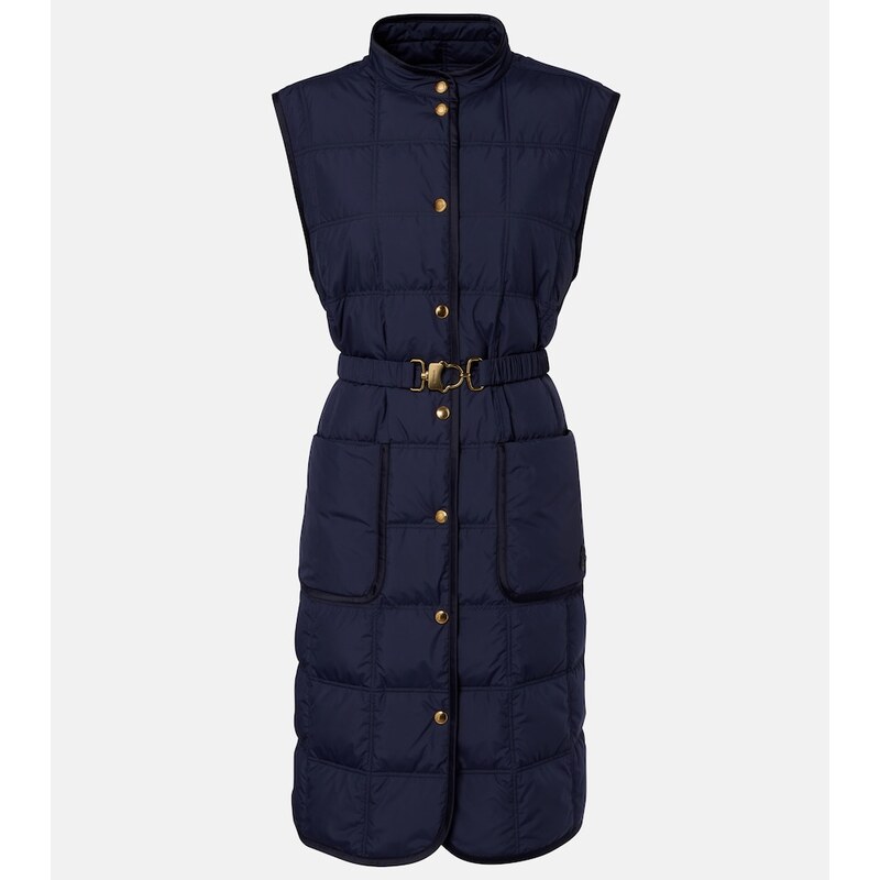 Moncler Cygnette belted quilted down vest