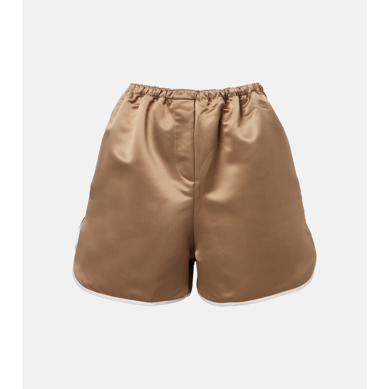 The Frankie Shop Adia satin shorts