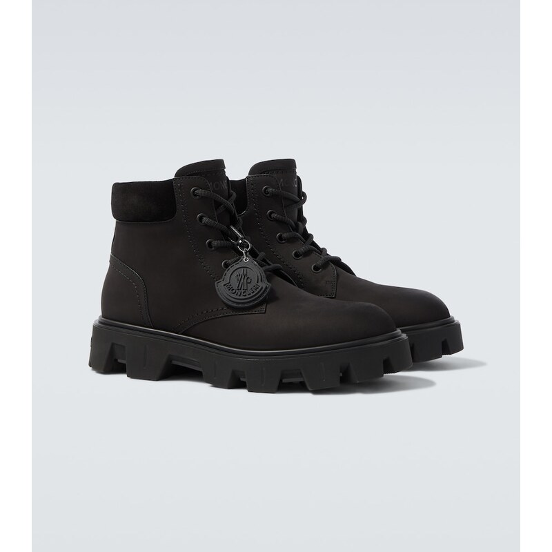 Moncler Peak City suede ankle boots