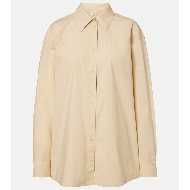 Toteme Oversized cotton poplin shirt