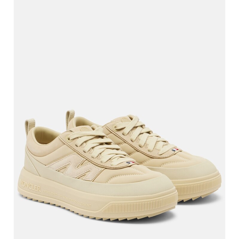 Moncler Altive leather-trimmed sneakers