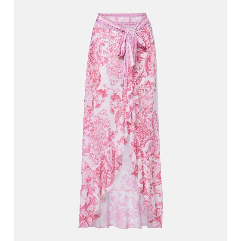 Camilla Printed beach cover-up