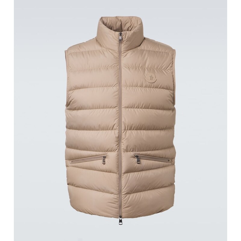 Pánská větrovka Moncler Treompan ve farbě písku