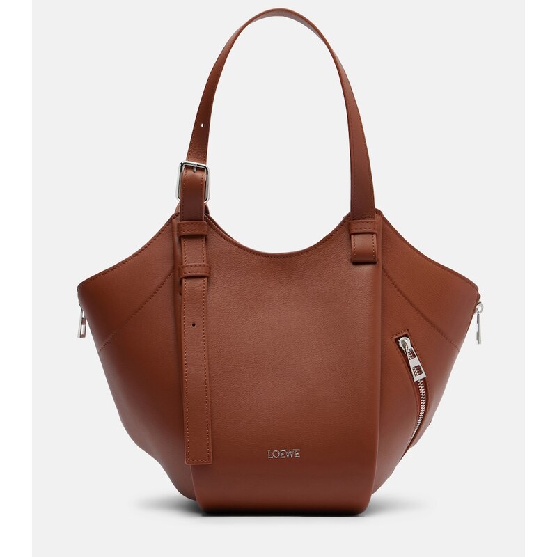 Loewe Hammock Flip leather tote bag
