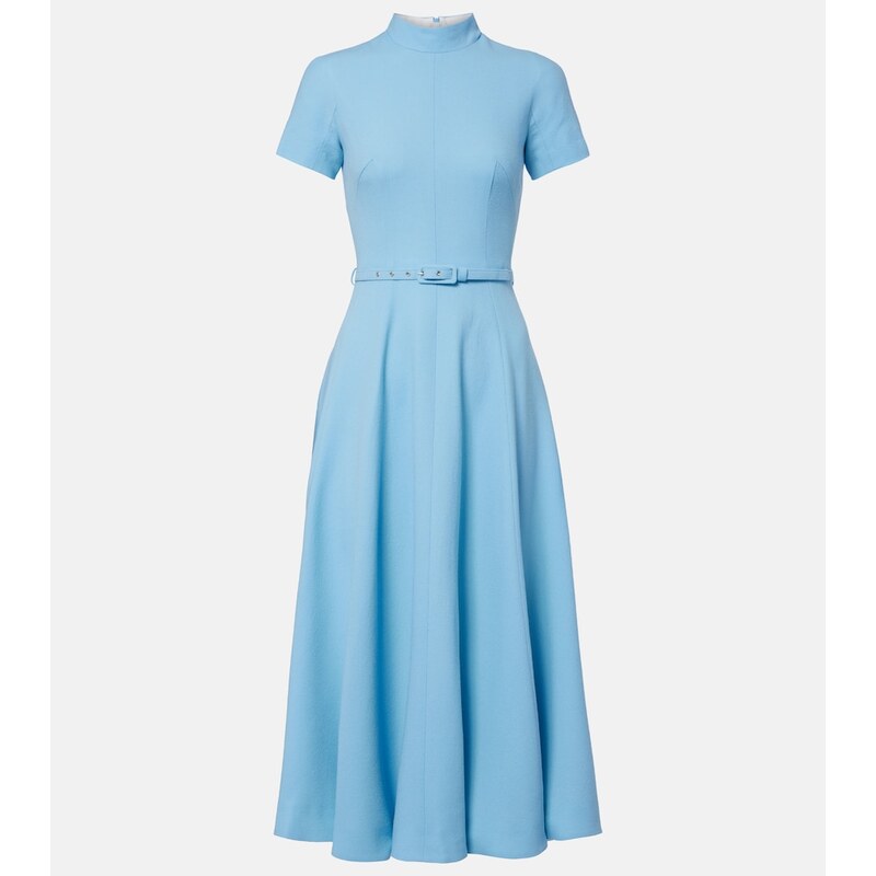 Emilia Wickstead Camilla wool crÃªpe midi dress