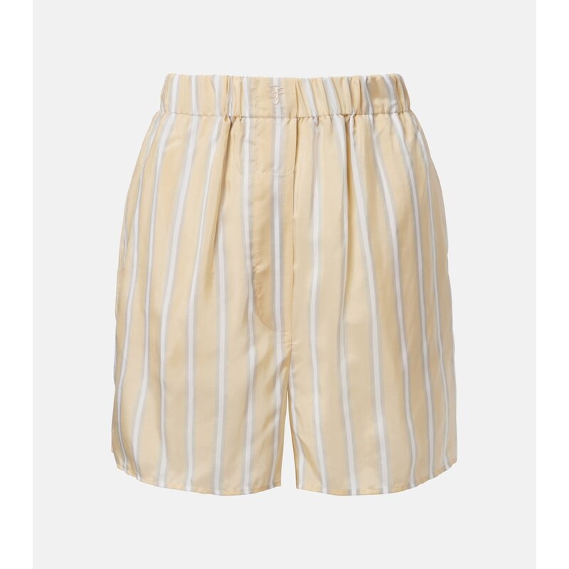 The Frankie Shop Lui striped shorts