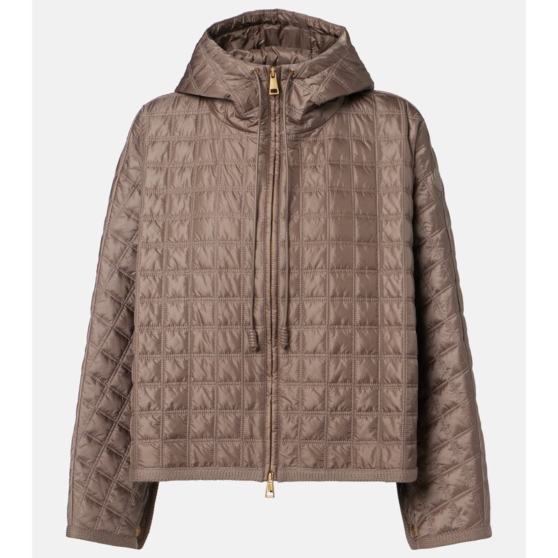 Dámská prošívaná bunda Moncler s kapucí
