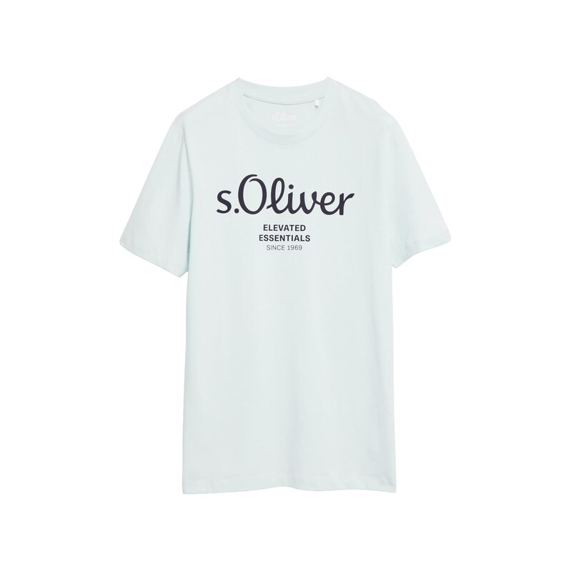 s.Oliver Tričko marine modrá / světlemodrá