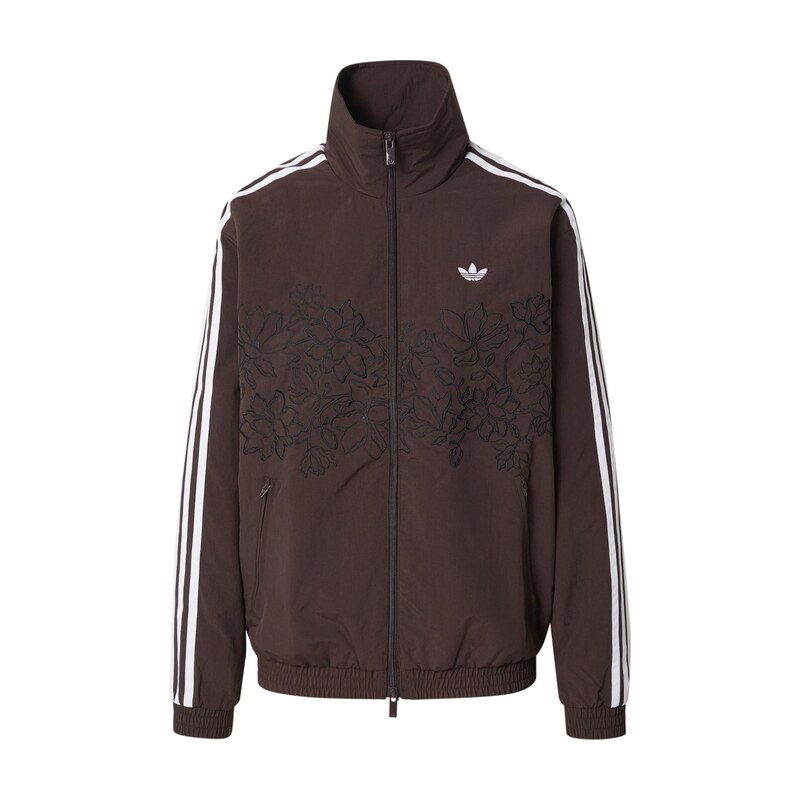 ADIDAS ORIGINALS Přechodná bunda FB čokoládová / černá / bílá